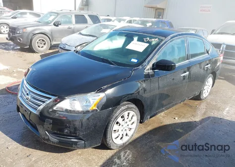 2015 Nissan Sentra S from USA, damaged, VIN 3N1AB7AP6FY376528